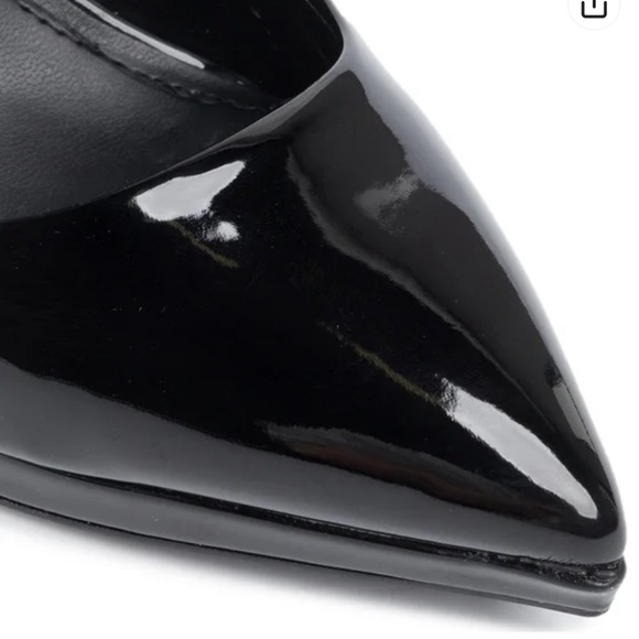 Dkny Black Patent Leather Pumps Size 8.5 - Picture 7 of 7
